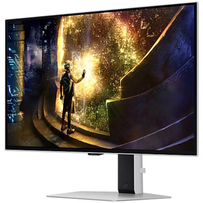 Samsung Monitor Gaming Smart TV Odyssey G6 S27DG610SU 27" OLED QHD 240Hz 0.03ms VA AMD FreeSync Premium Pro Regulable en Altura Plata
